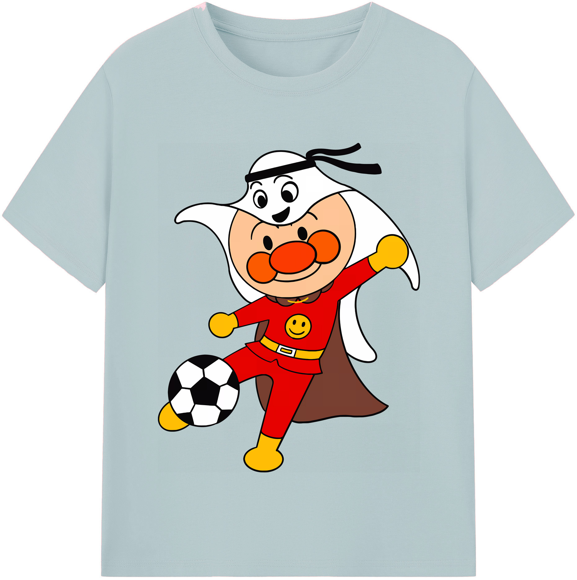 （画像用） アンパンマン Anpanman 綿100％半袖Tシャツ（フロントプリント）